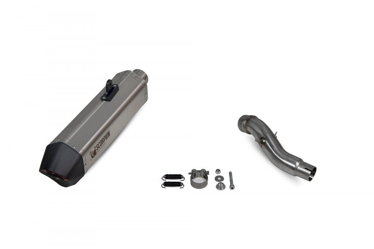 Scorpion RHA185SEO Honda CB300 R Serket Parallel Slip-On - Brushed Stainless Steel Sleeve | ML Performance EU EU