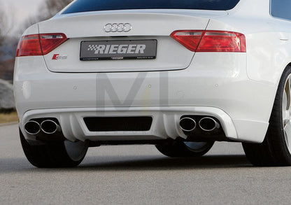 Rieger 00055426 Audi B8 B81 A5 Rear Diffuser 1 | ML Performance EU Car Parts