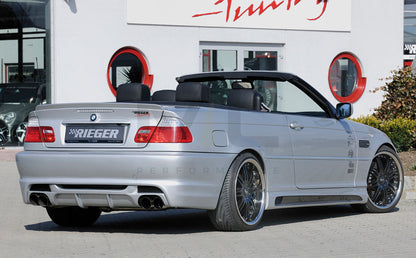 Rieger 00050254 BMW 3 Series E46 Rear Diffuser 2 | ML Performance EU Car Parts