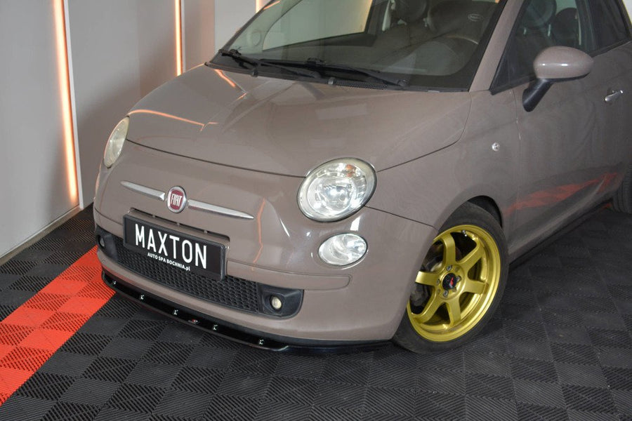Maxton Design Fiat 500 Hatchback (Pre-Facelift) Front Splitter V.1