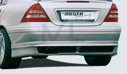 Rieger 00025107 Mercedes-Benz W203 C-Class Rear Diffuser 1 | ML Performance EU Car Parts
