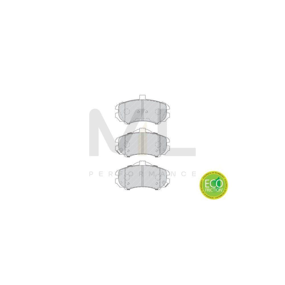 Ferodo Premier Fdb4223 Brake Pad Set Incl. Wear Warning Contact, With Piston Clip, Without Accessories | ML Performance Car Parts