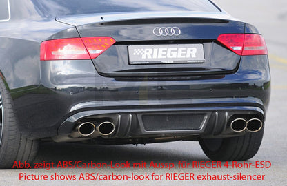 Rieger 00055417 Audi B8 B81 S5 Rear Diffuser 1 | ML Performance EU Car Parts