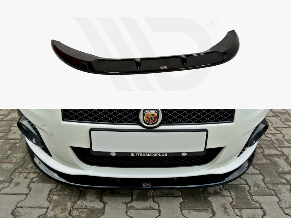 Maxton Design FI-GP-ABARTH-FD2T Front Splitter Fiat Grande Punto | ML Performance UK Car Parts
