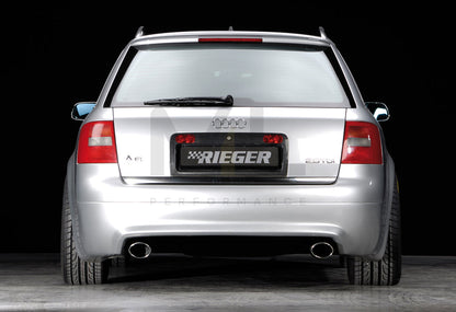Rieger 00055308 Audi 4B A6 Rear Diffuser - S6-Look 3 | ML Performance EU Car Parts