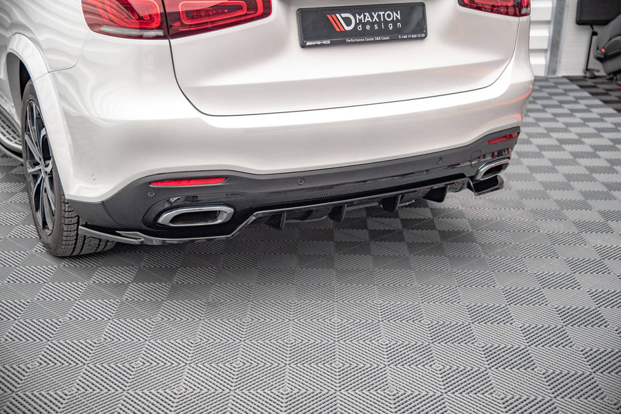 Maxton Design Mercedes Benz GLS-Class AMG-Line X167 Central Rear Splitter (with vertical bars)