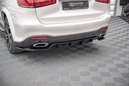 Maxton Design Mercedes Benz GLS-Class AMG-Line X167 Central Rear Splitter (with vertical bars)