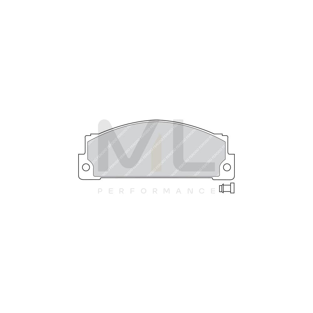 Ferodo Fdb186 Brake Pad Set Not Prepared For Wear Indicator | ML Performance Car Parts