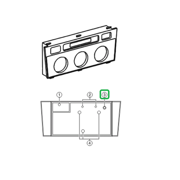 Genuine Lexus 90010-01047 IS Phase 1 Air Conditioning Control Bulb 3
