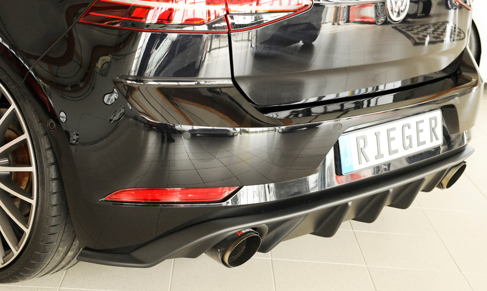 Rieger 00059589 VW Mk7 Golf GTI Rear Diffuser 2 | ML Performance EU Car Parts