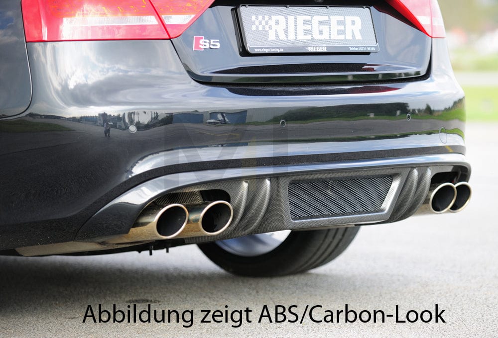 Rieger 00055442 Audi B8 B81 Rear Diffuser (A5 & S5) 3 | ML Performance EU Car Parts