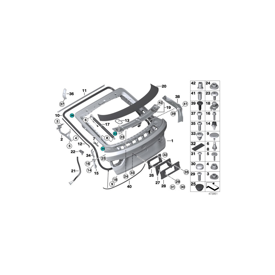 Genuine BMW 51247432375 Spindle Drive, Left (Inc. 430i, 435iX & 418d) | ML Performance EU