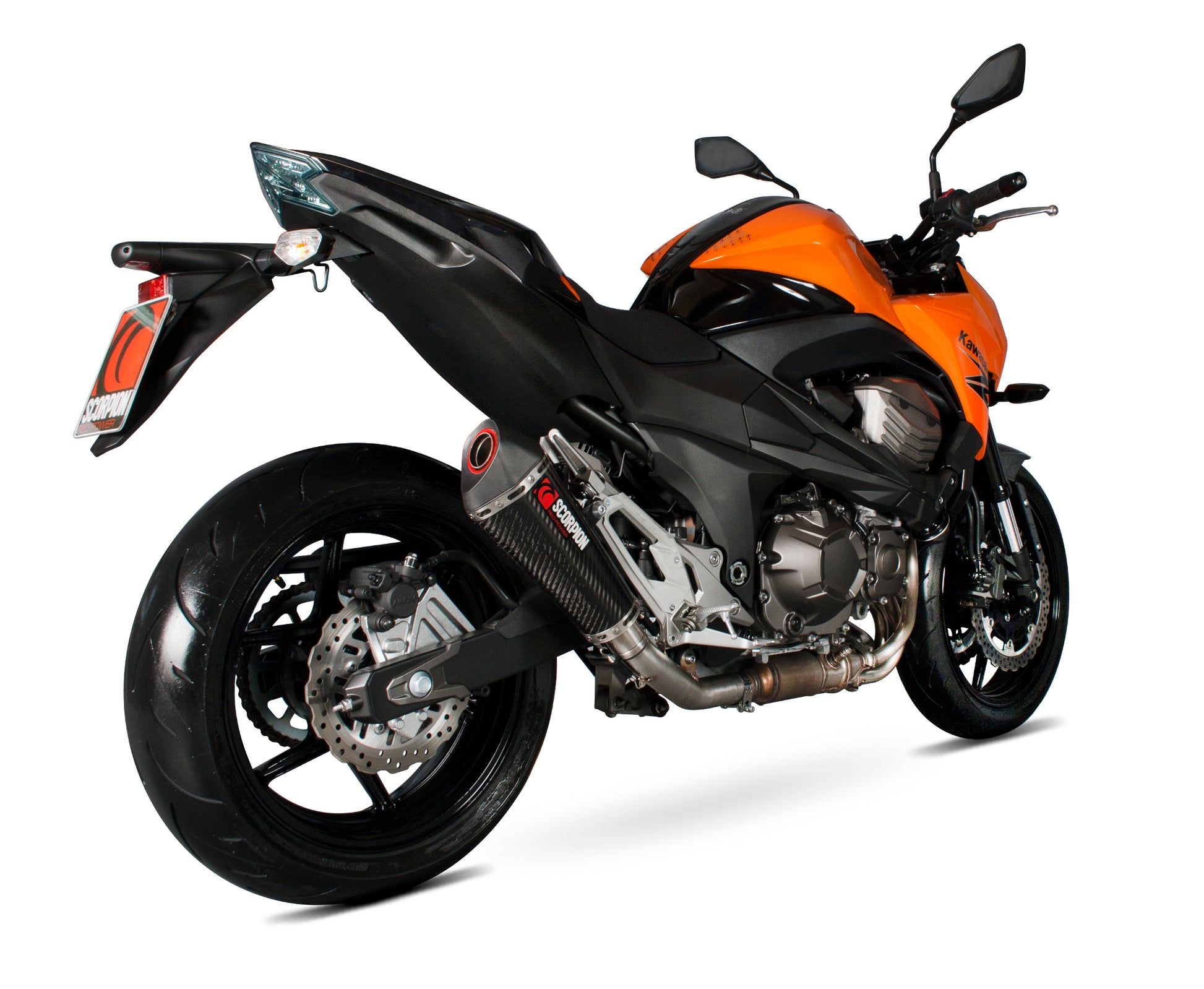 Scorpion RKA104CEO Kawasaki Z800 E Serket Taper Slip-On - Carbon Fibre Sleeve | ML Performance EU EU