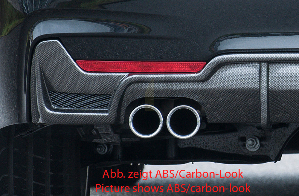 Rieger 00053487 BMW 4 Series F32 F33 F36 Rear Diffuser 5 | ML Performance EU Car Parts