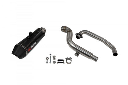 Scorpion RHA182SYSCEO Honda CB125 F Serket Taper Full System - Carbon Fibre Sleeve | ML Performance EU EU