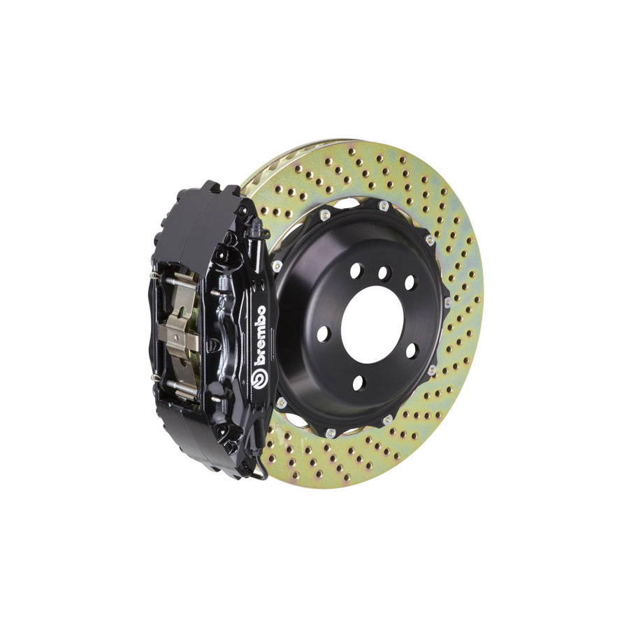 Brembo 2B1.9002A Hummer H2 Rear GT 4-Pistons Drilled 2-piece Big Brake Kit 380x32mm