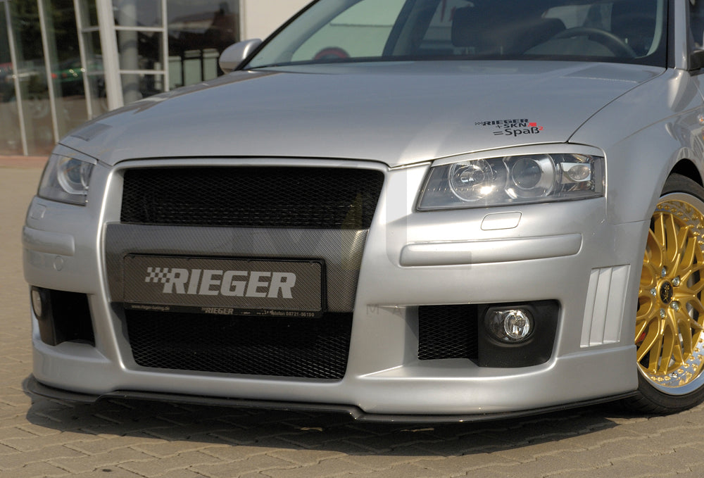 Rieger 00056733 Audi 8P A3 Front Bumper 1 | ML Performance EU Car Parts