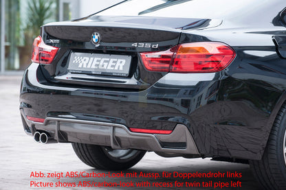 Rieger 00053486 BMW 4 Series F32 F33 F36 Rear Diffuser 5 | ML Performance EU Car Parts