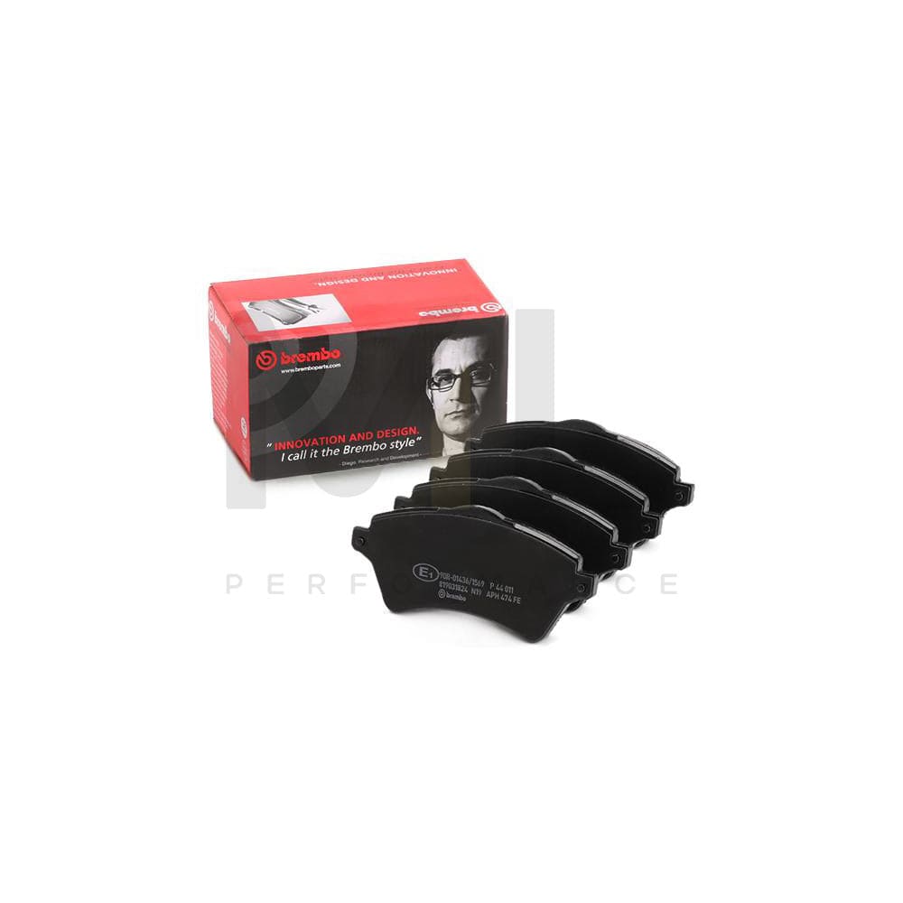 Brembo P 44 011 Brake Pad Set For Land Rover Freelander Excl. Wear Warning Contact | ML Performance Car Parts