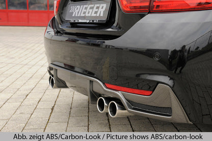 Rieger 00053489 BMW 4 Series F32 F33 F36 Rear Diffuser 4 | ML Performance EU Car Parts