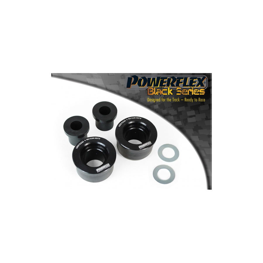 Powerflex PFF5-5301BLK BMW E30 E36 Front Wishbone Rear Bush, Aluminium Outer (Concentric) (Inc. Z1, Z3, M3) | ML Performance EU Car Parts