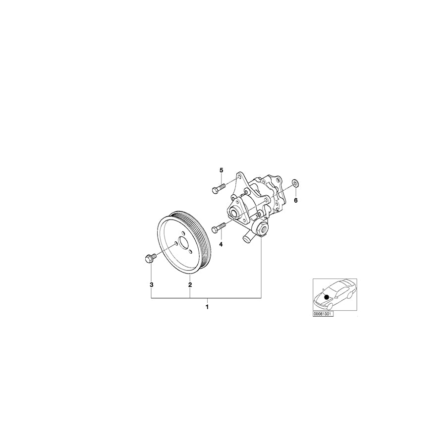 Genuine BMW 32411097078 E52 Vane Pump LUK (Inc. ALPINA V8 & Z8) | ML Performance EU Car Parts