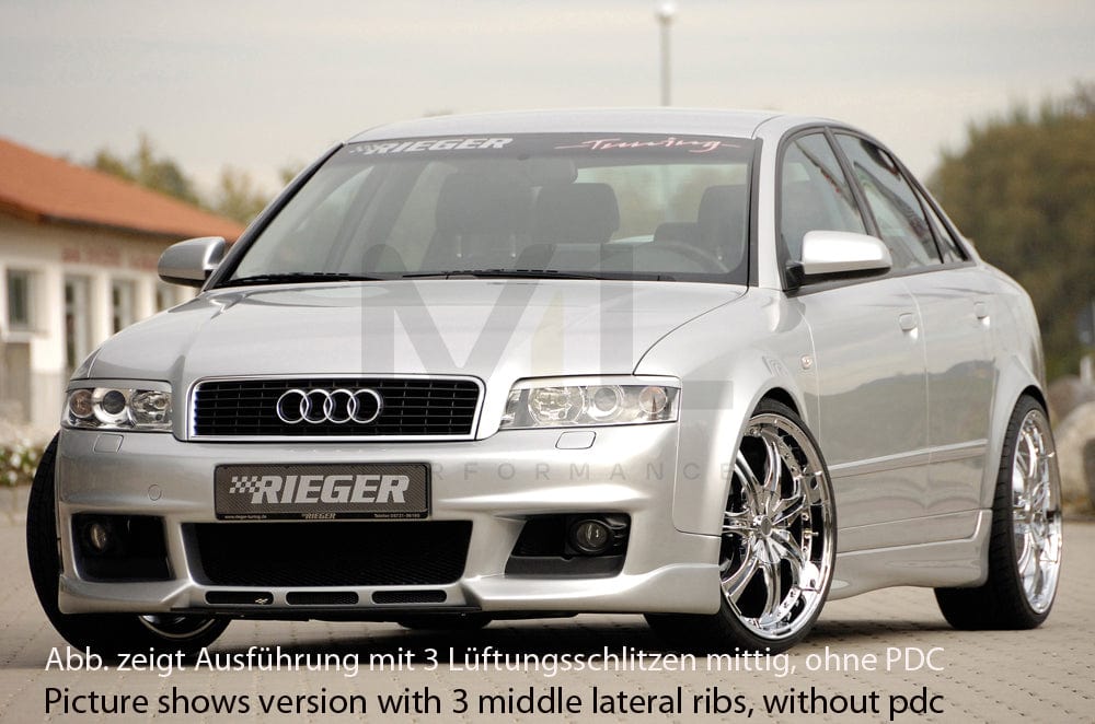 Rieger 00055252 Audi 8E B6 A4 Front Bumper 2 | ML Performance EU Car Parts