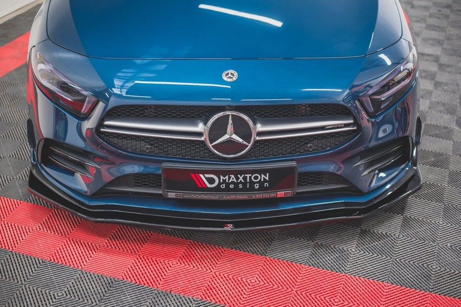 Maxton Design Mercedes Benz A35 AMG / AMG-Line W177 Front Splitter V.1