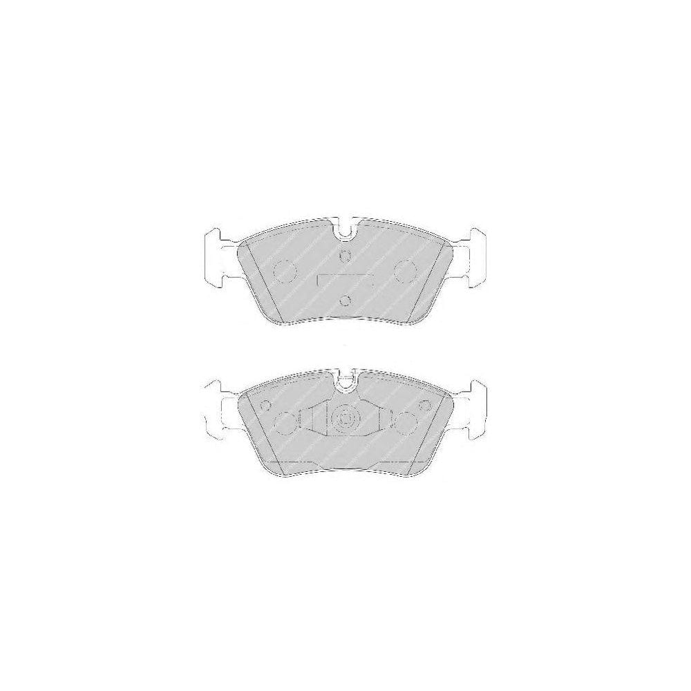 Ferodo Sl Fsl1725 Brake Pad Set For Peugeot 407 Incl. Wear Warning Contact, With Brake Caliper Screws, With Piston Clip | ML Performance Car Parts