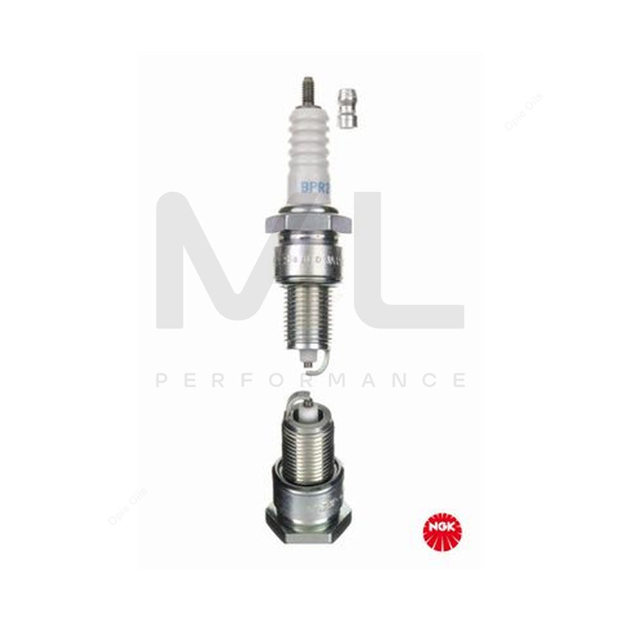 NGK BPR2ES (2264) - Standard Spark Plug / Sparkplug - Extended Projection | ML Car Parts UK | ML Performance