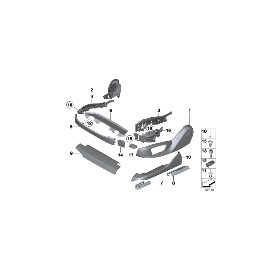 Genuine BMW 52109168274 F01 F04 F11 Finisher, Upper Rail, Front, Right VENETOBEIGE (Inc. 760LiS, 750LiS & ALPINA B7LX) | ML Performance EU Car Parts