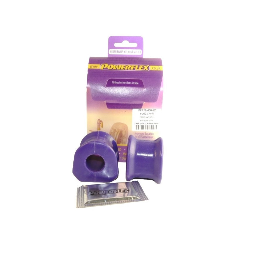 Powerflex PFF19-406-22 TVR Ford Front Anti Roll Bar Bush 22mm (Inc. S Series, Griffith, Escort, Capri) | ML Performance EU Car Parts