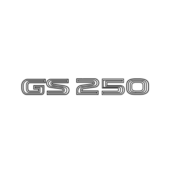 Genuine Lexus 75443-30600 GS250 Phase 4 Boot Lid Badge