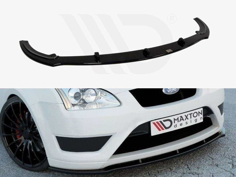 Maxton Design FO-FO-2-ST-FD1T Front Splitter Ford Focus MK2 | ML Performance UK Car Parts