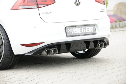 Rieger 00088029 VW Mk7 Golf Rear Diffuser (Inc. GTI, GTI Clubsport) 1 |ML Performance EU Car Parts