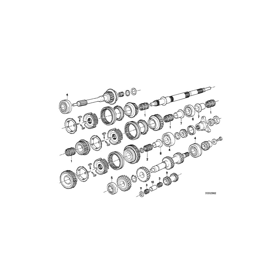 Genuine BMW 23211205207 E24 E30 E12 Double Wheel Z=16 (Inc. M3, 735i & 525) | ML Performance EU Car Parts