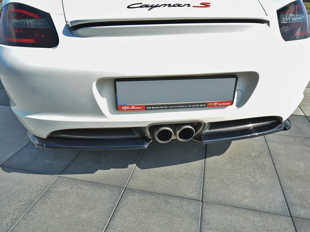 Maxton Design Porsche Cayman S 987c Rear Side Splitters