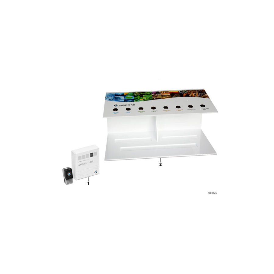 Genuine BMW 83192410684 G07 M G11 Display Bmw Ambient Air Empty DISPLAY (Inc. 750i, X3 30iX & X4 30dX) | ML Performance EU Car Parts