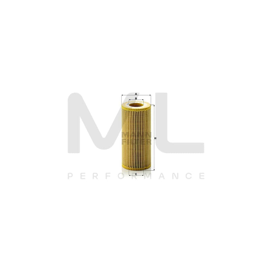 MANN-FILTER HU 721/3 x Oil Filter with seal, Filter Insert | ML Performance Car Parts