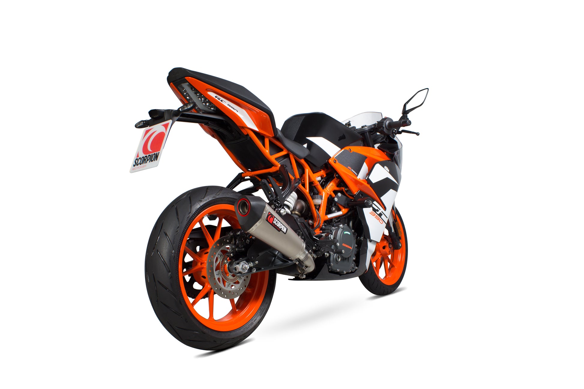 Scorpion RKT89TEO KTM RC390 Serket Taper Slip-On - Titanium Sleeve | ML Performance EU EU
