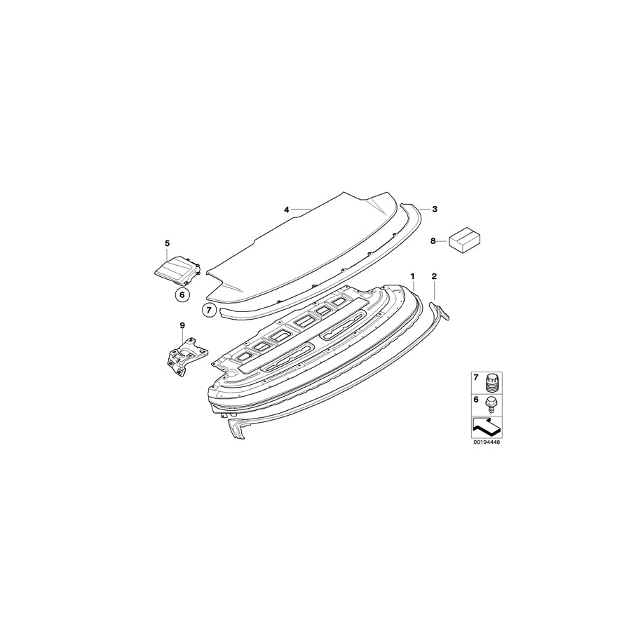 Genuine BMW 54377216269 E93 Reinforcement Left (Inc. 325i, 330d & 318i) | ML Performance EU