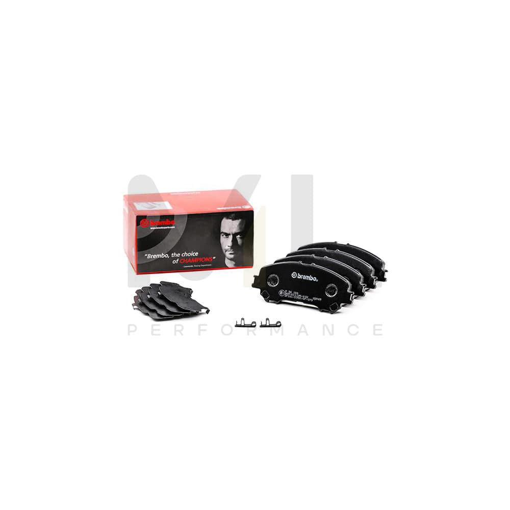 Brembo P 56 100 Brake Pad Set With Acoustic Wear Warning | ML Performance Car Parts