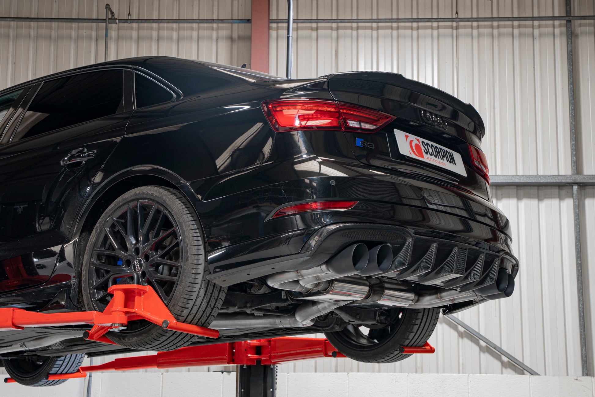 Scorpion SAU097C Audi S3 8V Resonated Cat/Gpf-Back System Without Valves | ML Performance EU EU