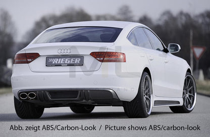 Rieger 00055436 Audi B8 B81 A5 Rear Diffuser 2 | ML Performance EU Car Parts