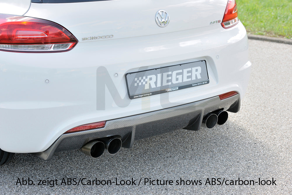 Rieger 00014119 VW 13 Mk3 Scirocco Rear Diffuser 1 | ML Performance EU Car Parts