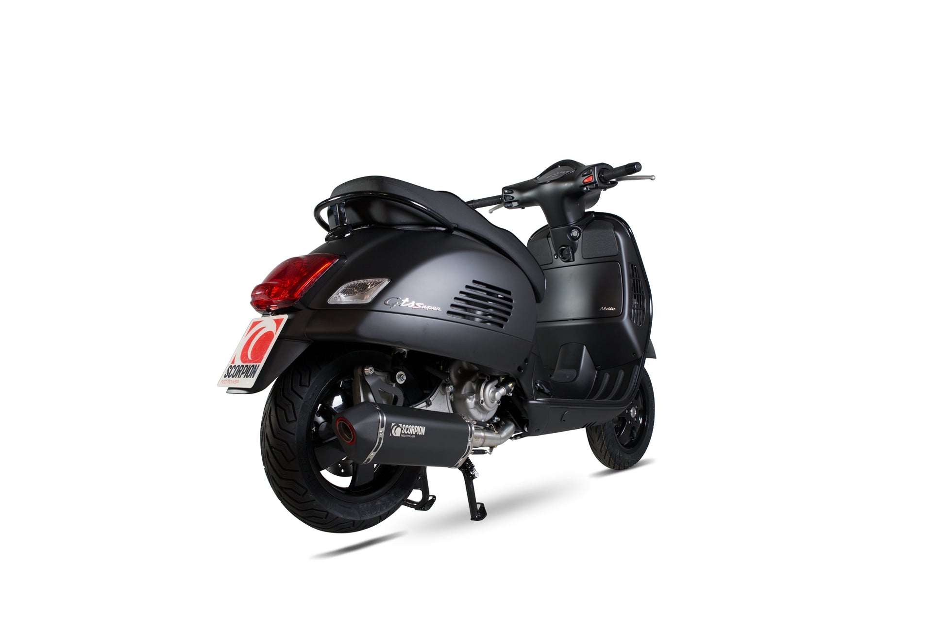 Scorpion RVE211BCER Vespa Serket Parallel Full System - Black Ceramic Coated Sleeve (GTS 125 / GTS250 / GTS300) | ML Performance EU EU