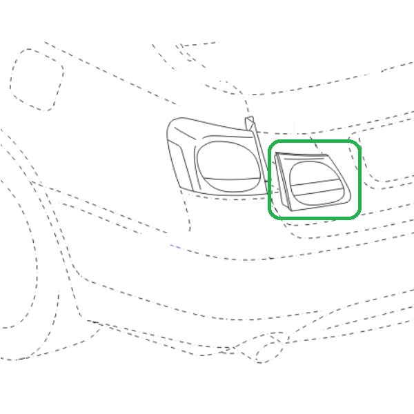 Genuine Lexus 81591-30280 GS Phase 3 N/S Inner Rear Light Assembly