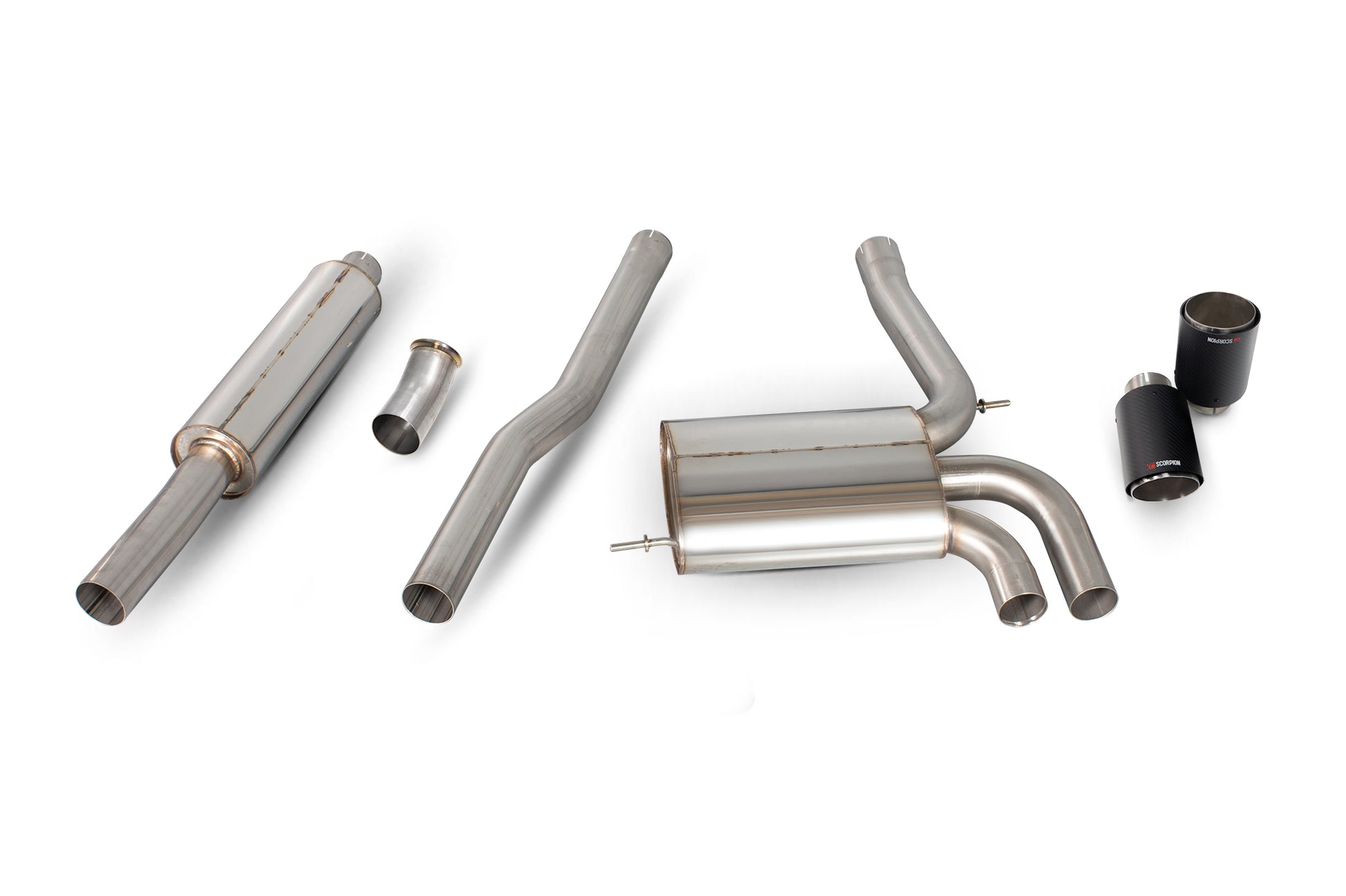 Scorpion SMN021CF Mini Cooper S F56 Resonated Cat-Back System | ML Performance EU EU