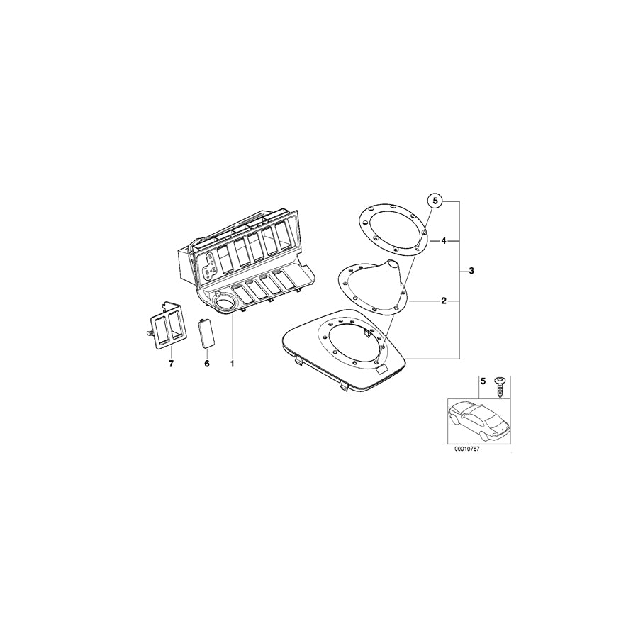 Genuine BMW 51162492269 E36 Csk.Fillister Head Srew (Inc.  & M3) | ML Performance EU Car Parts