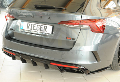 Rieger 00088255 Skoda NX Octavia RS Rear Diffuser 9 | ML Performance EU Car Parts